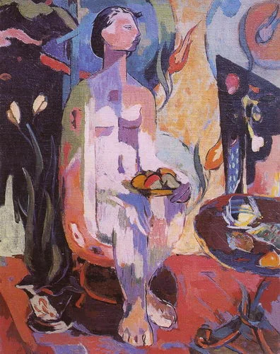“Çıplak”, 1949, tuval üzerine yağlıboya, 92x74 cm.