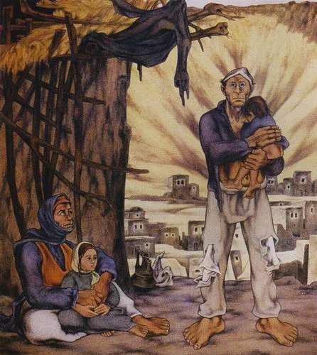 “ Yaşam II”, 1974, tuval üzerine yağlıboya, 225x200 cm.