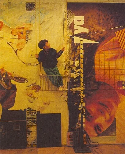 1988’de ilk gerçekleştirdiği çok boyutlu çalışma. 24 m2