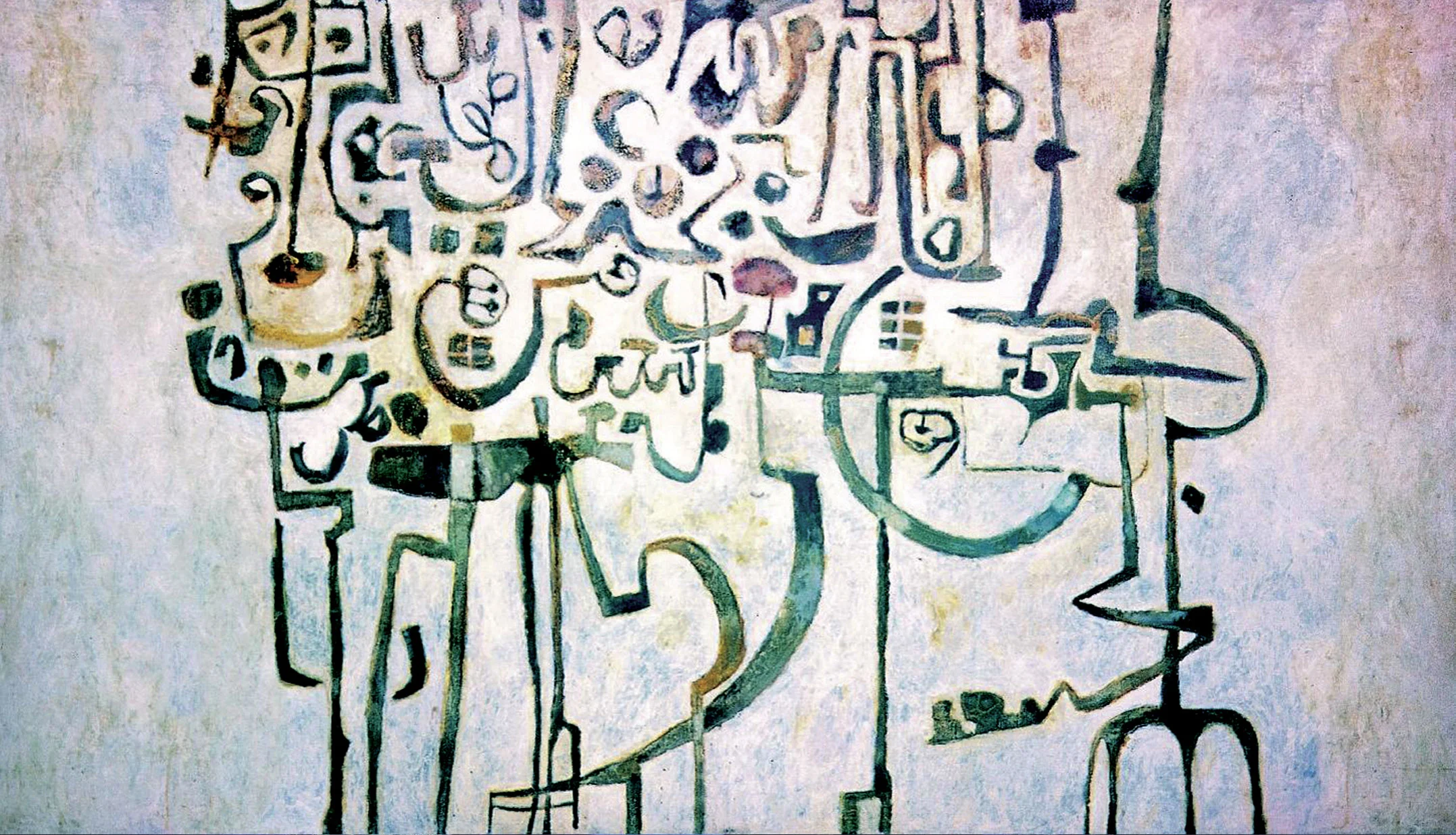 Resim 37- Erol Akyavaş, “The Glory of the Kings”, 1959, tuval üzerine yağlıboya,121.8x214 cm., (MoMA koleksiyonu).