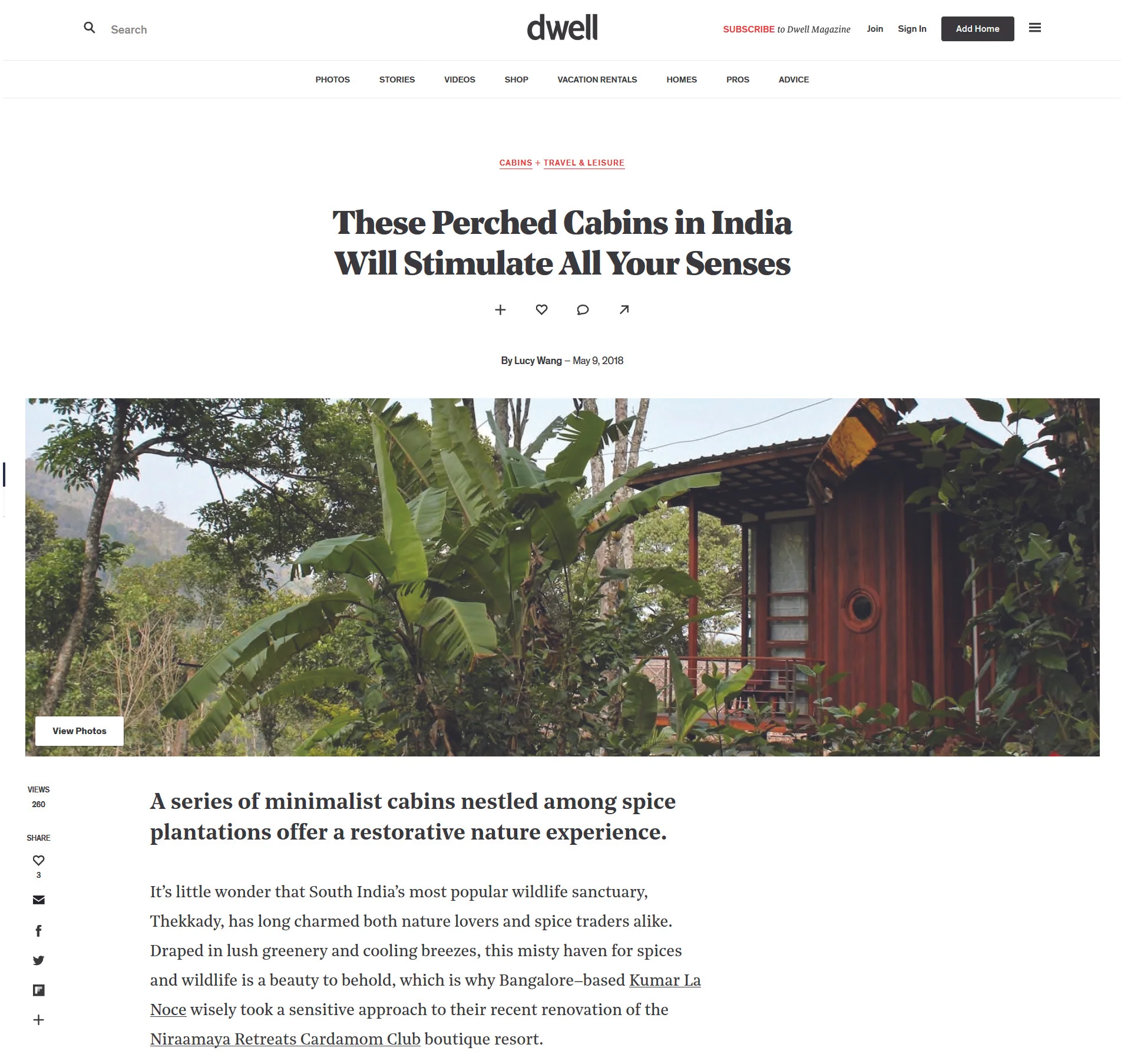 Feature on Dwell Magazine