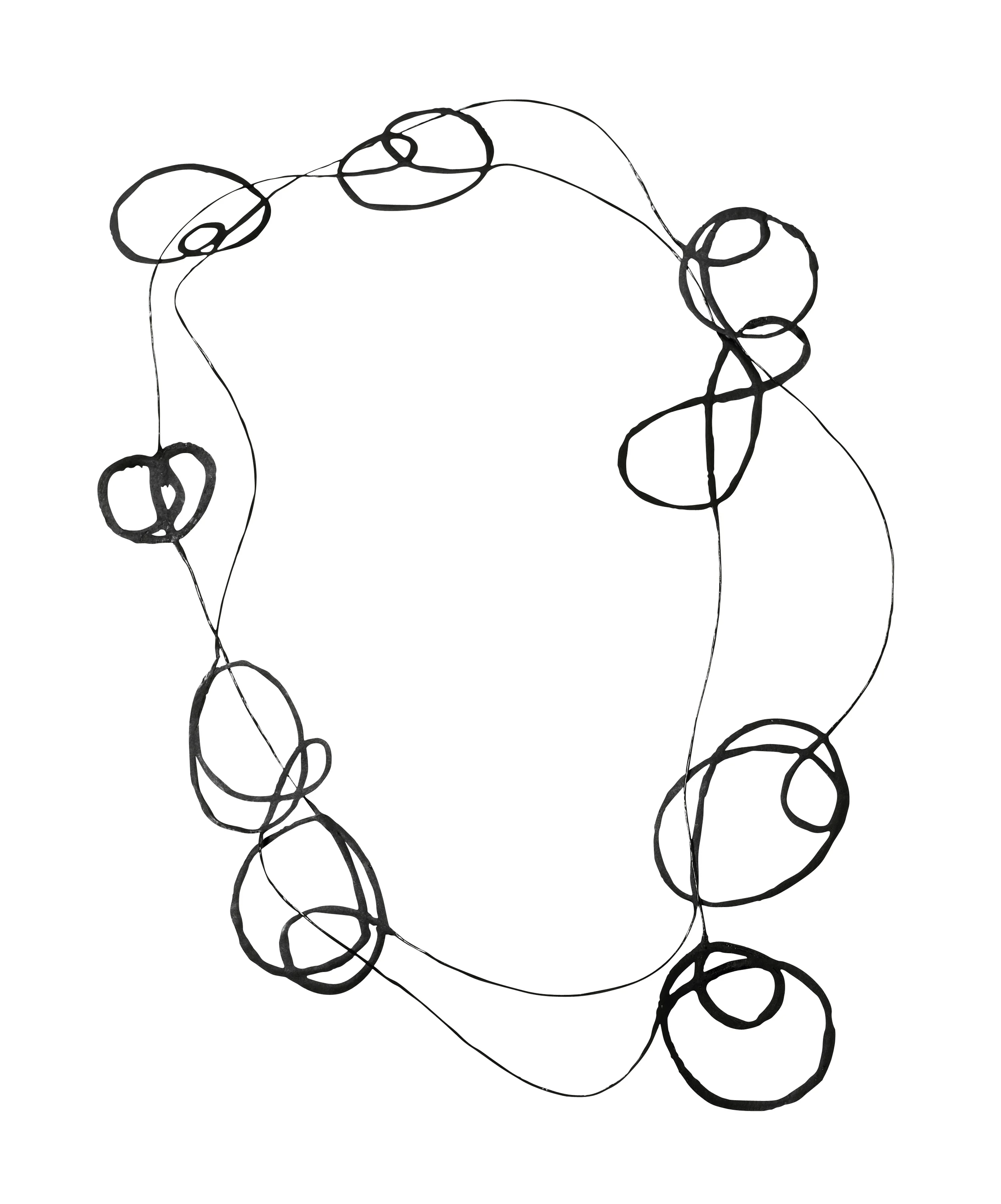 squiggle - necklace