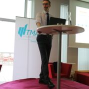 Martin Alsander, VD Stampen, redogör för rekonstruktionen