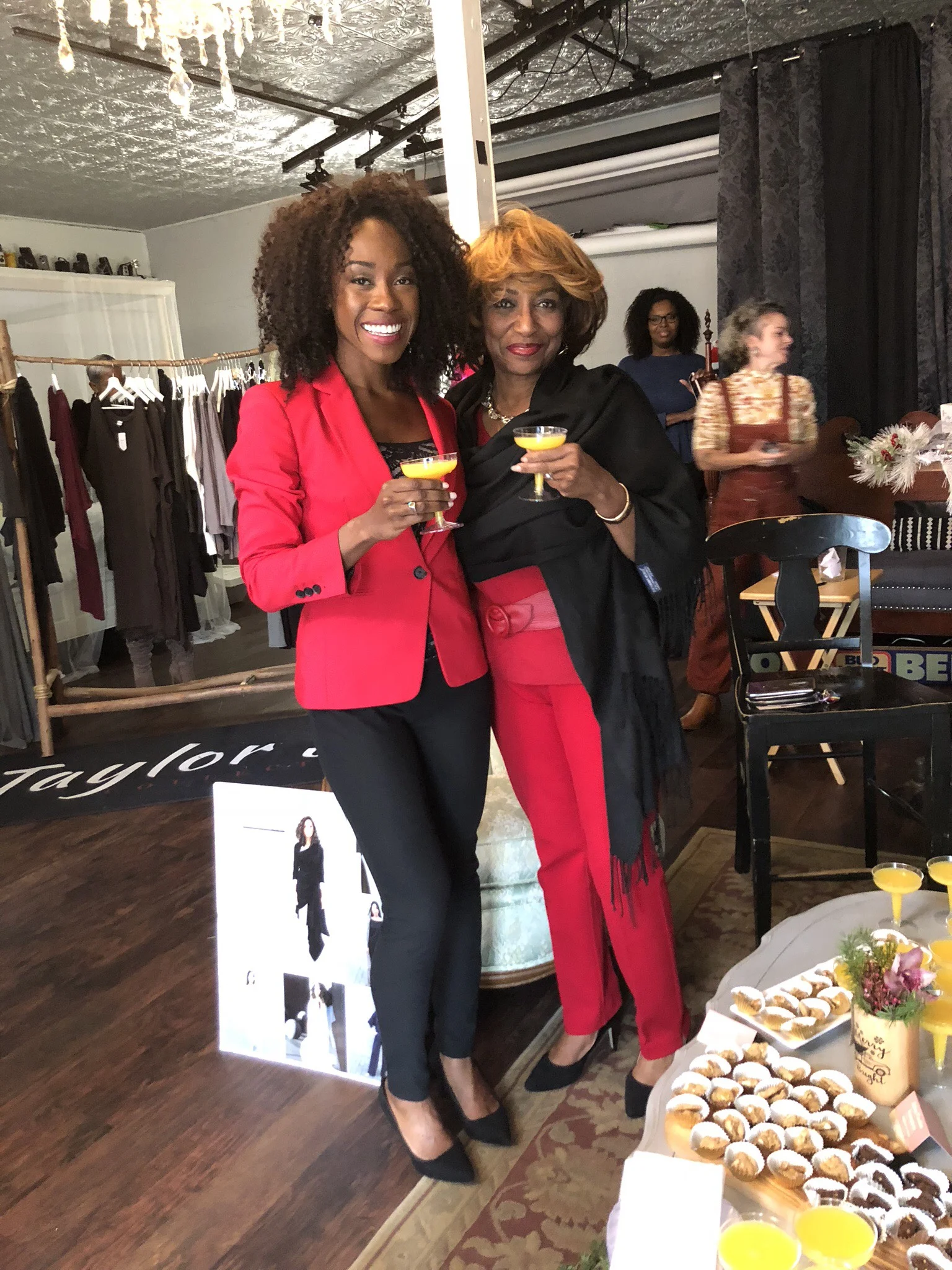 This is me and Wanda Wallis at a recent Walnut Creek Socialites event. She is one of my style icons! Always classy, modern yet timeless, and chic.
