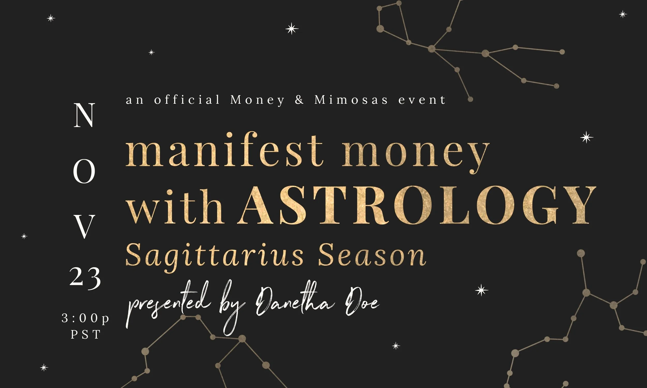 Manifest Money with Astrology  - Sagittarius Season