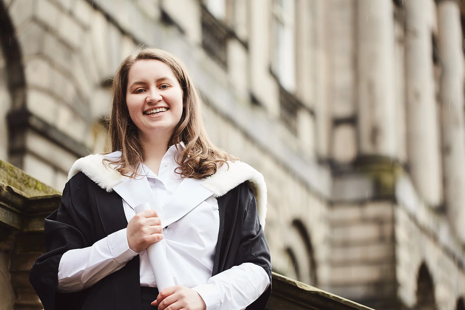 Graduation portrait - portrait photography. Edinburgh