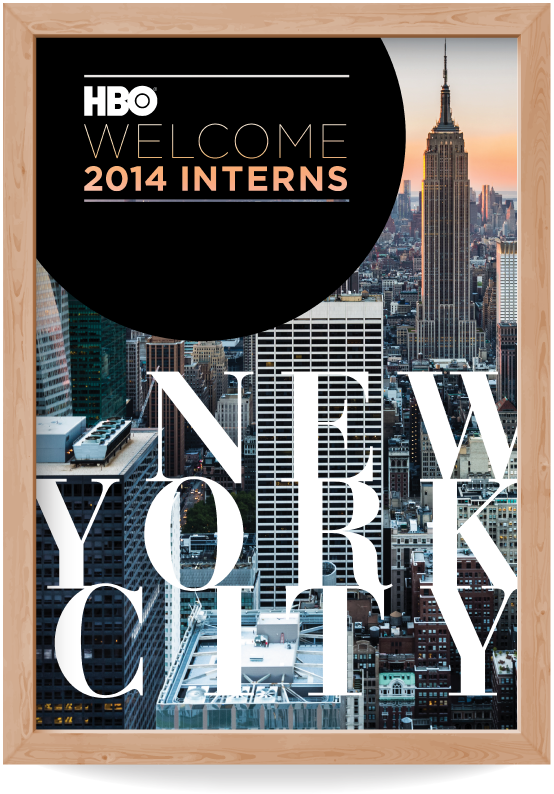 HBO Interns Poster