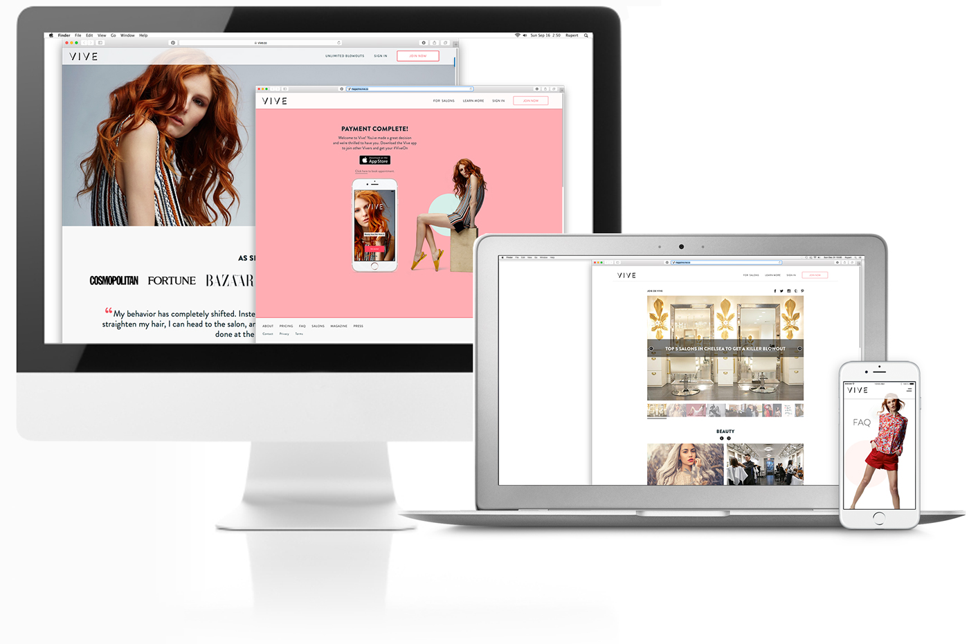 Platform: Responsive Web Design + iOS App