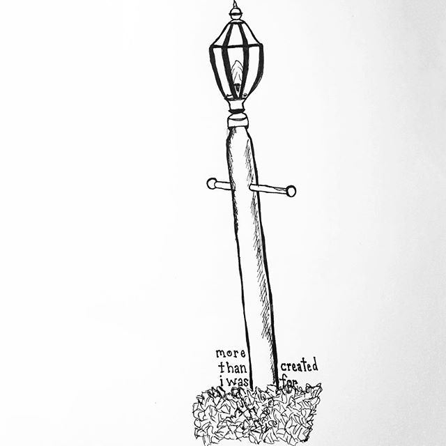 #lamppost #drawing #penandpaper #dailydraw #illustration #drawnbysarah