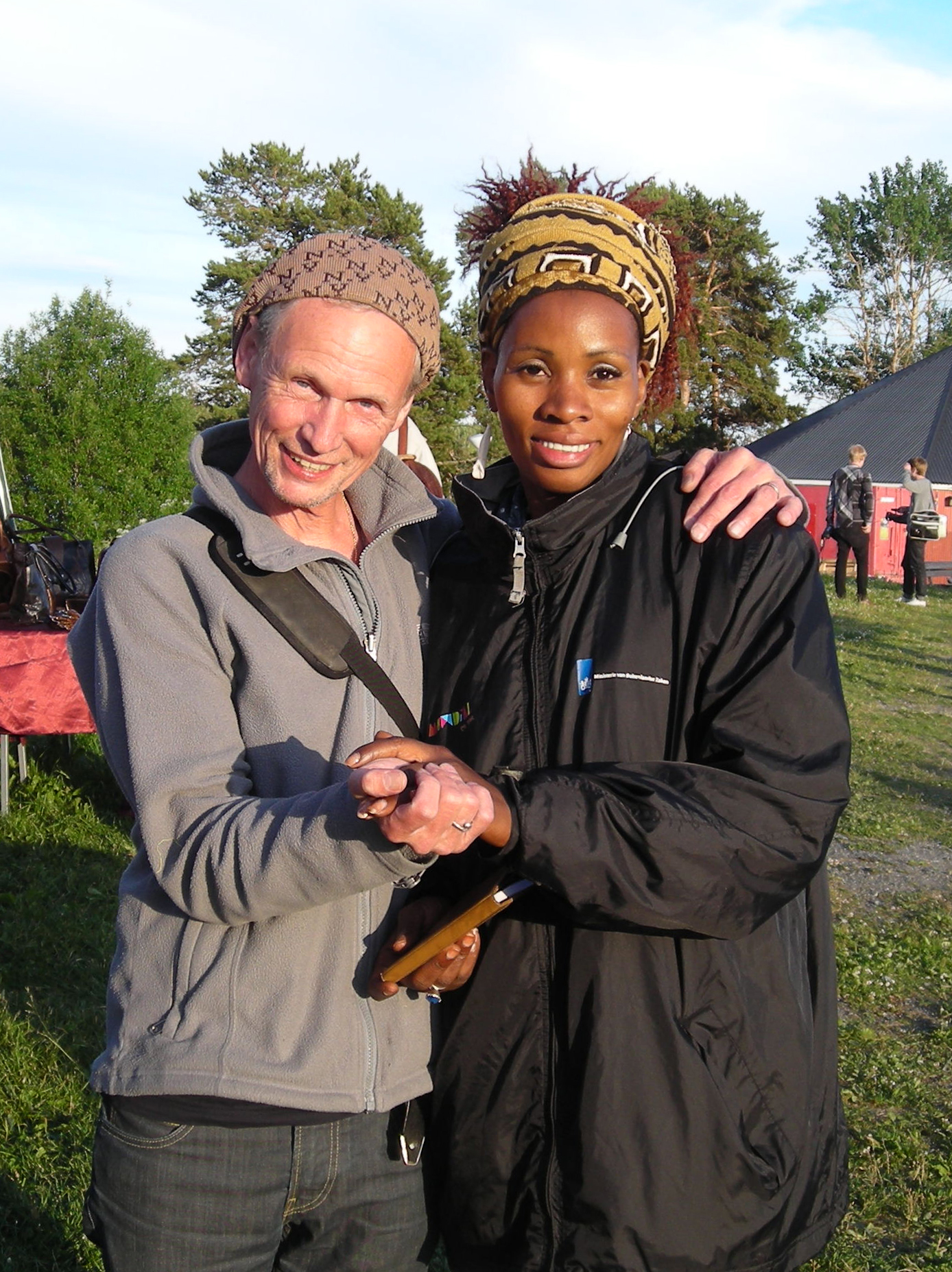 MaliHåkan and MaliSadio (Sidibe) at the Sweden/Mali voices festival, Fröjdholmen 2010