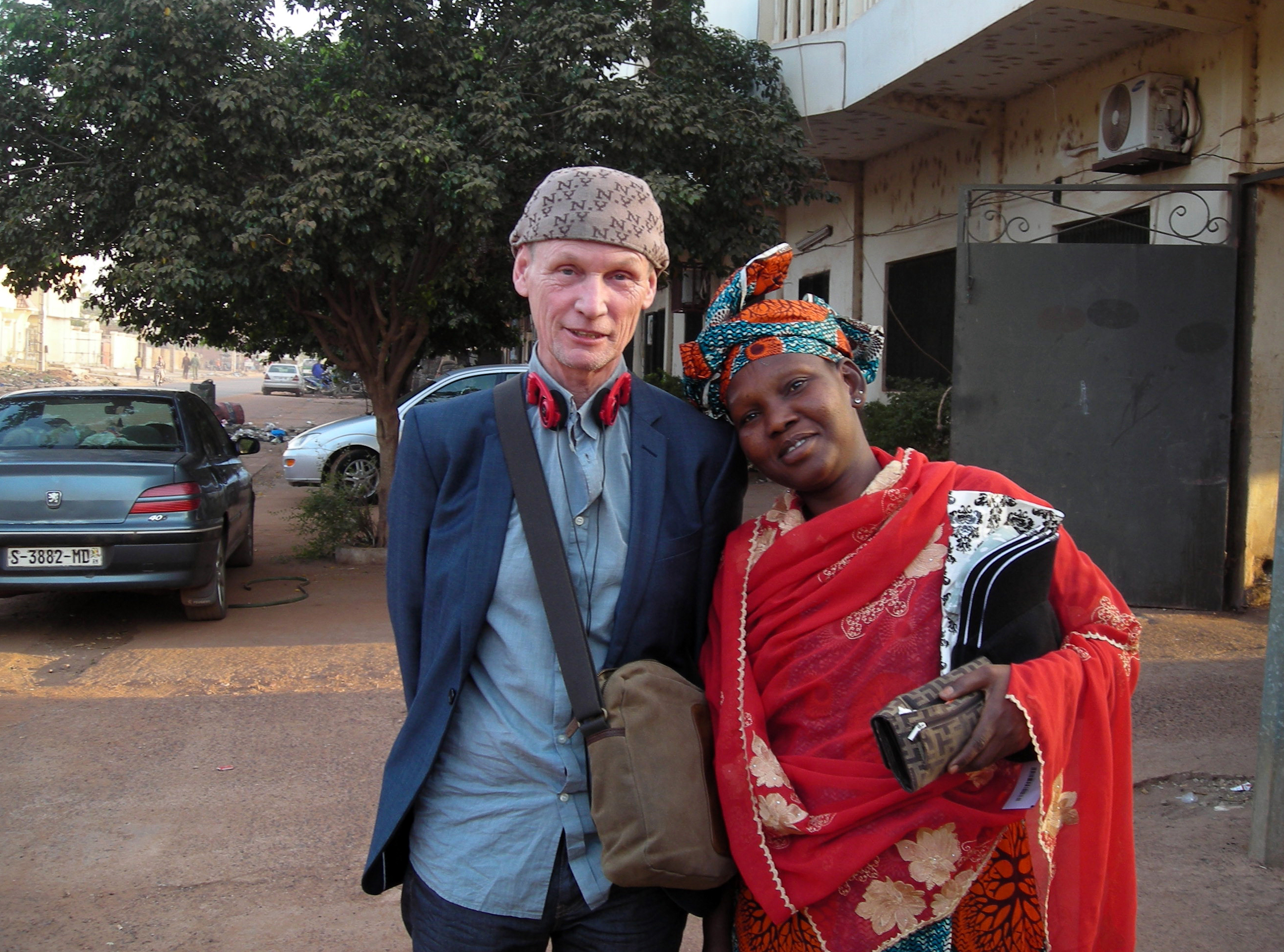 Me and my sister Fafa in Bamako, Dec 2013.