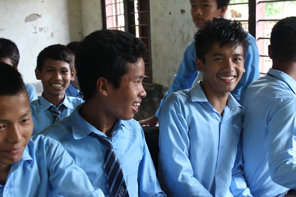 I wasn't a very good English teacher, because I still had a student mind. These guys had exams the next week and I said 'Why don't we just play some games instead?'. I'm horrible, I know.