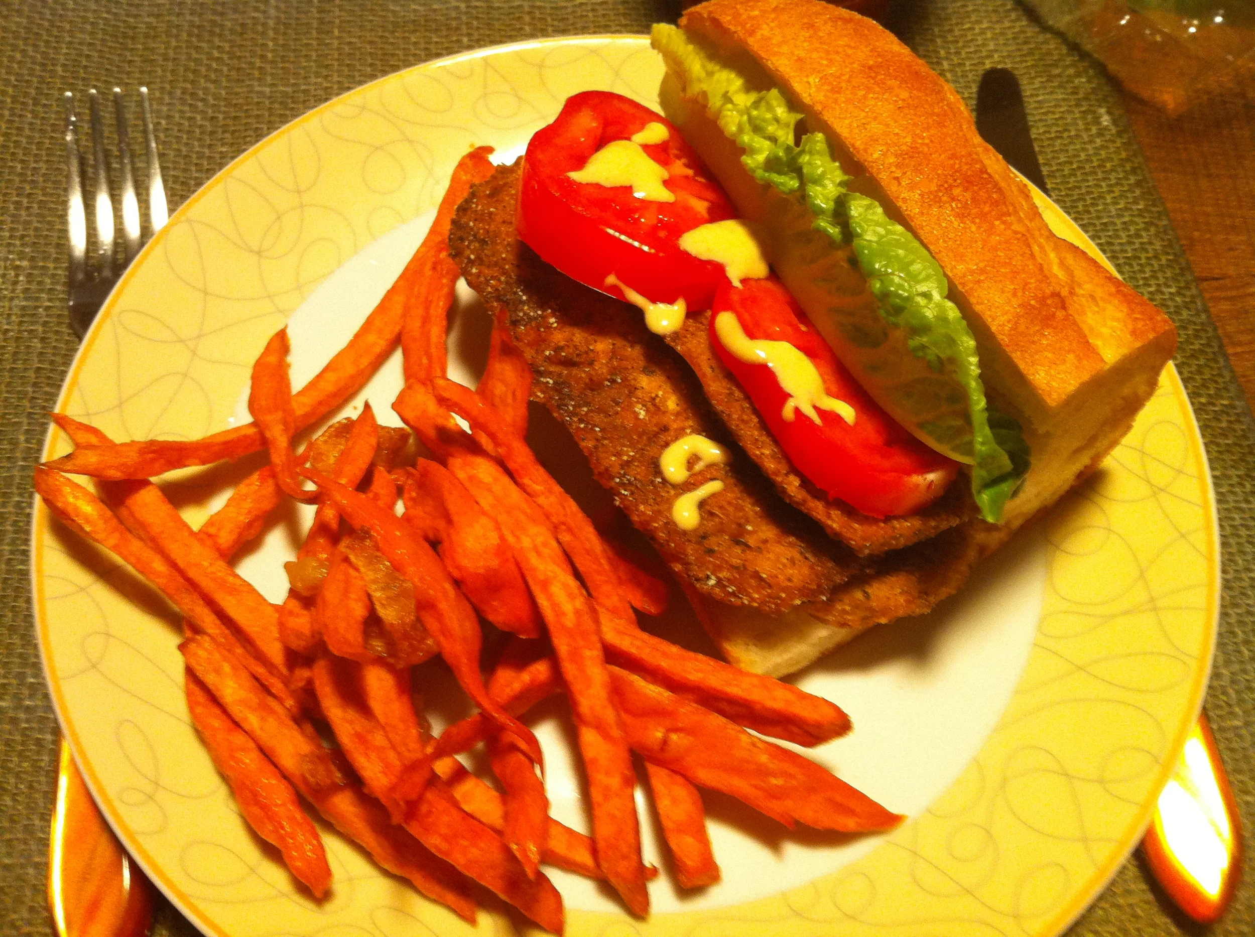 Vegan Eggplant Poorboys from the Garden