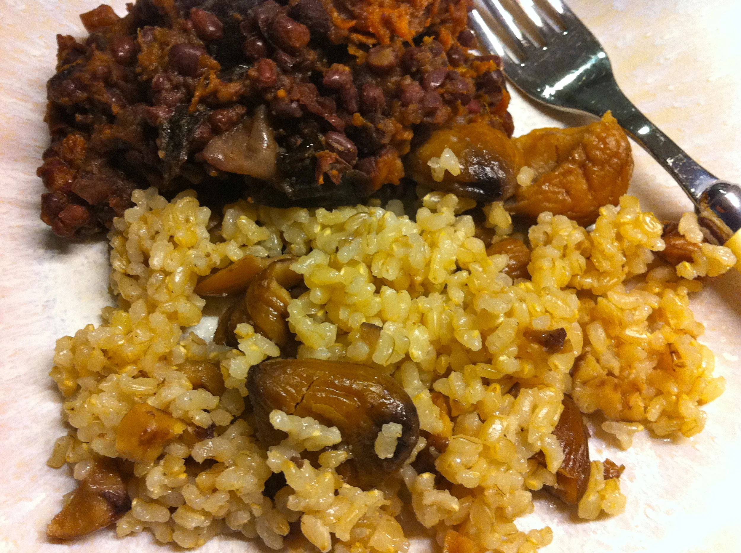 I'm Really Into: The Adzuki Bean and Brown Rice with Chestnuts Dinner Combo