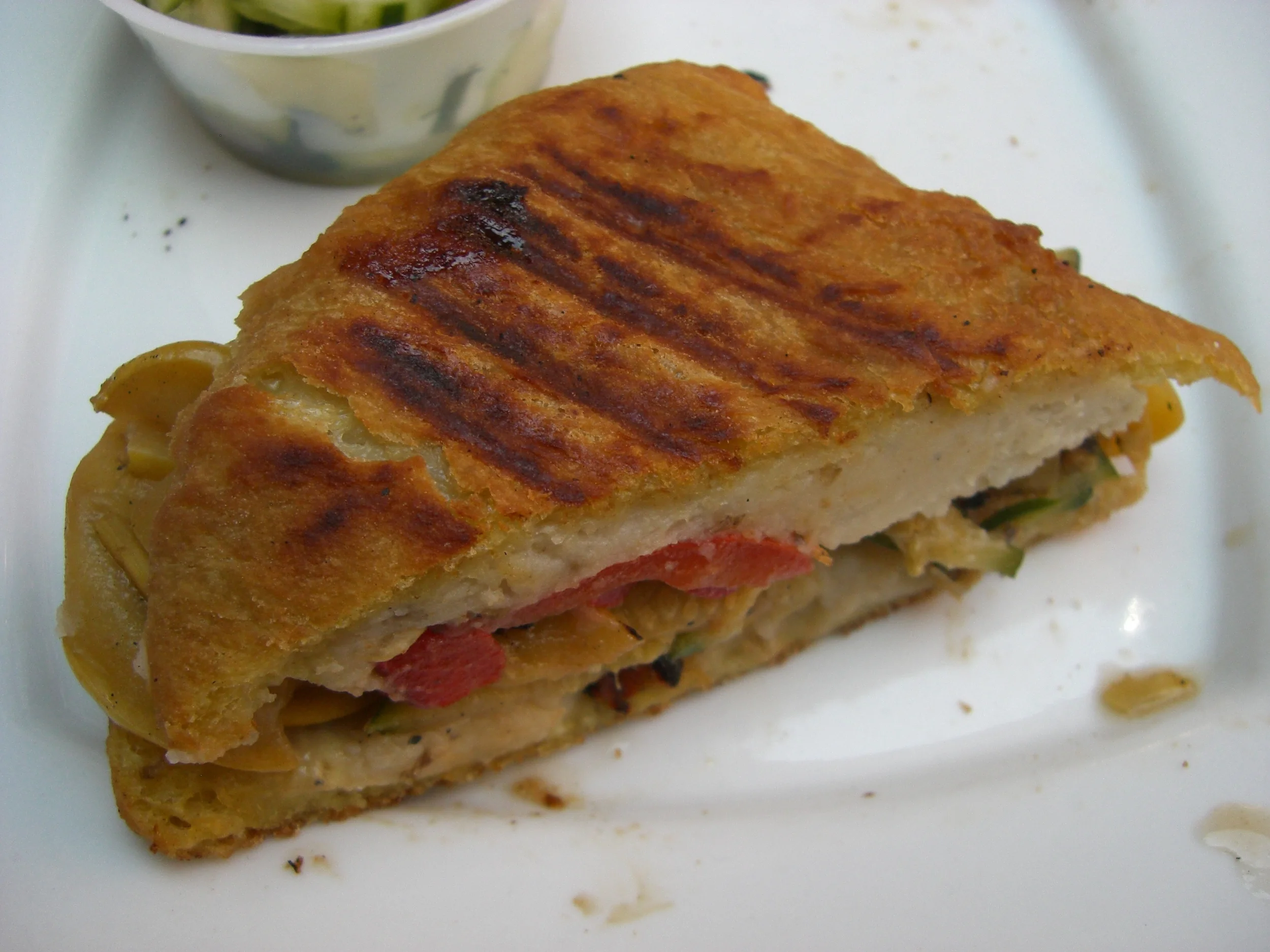 Knish Sandwich, Um, Yum!