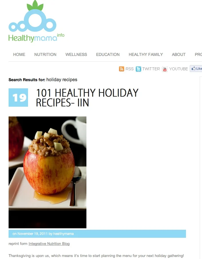 Love Life and Lollipops on The Healthy Mama Blog