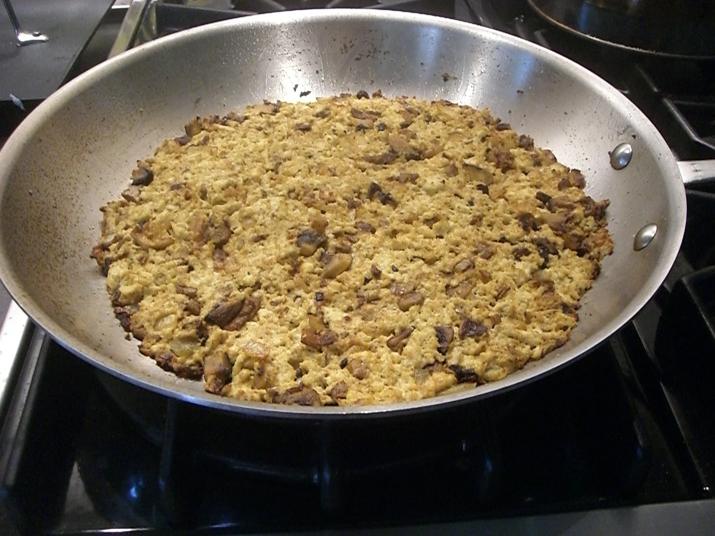 Tofu Scramble Omelet Style