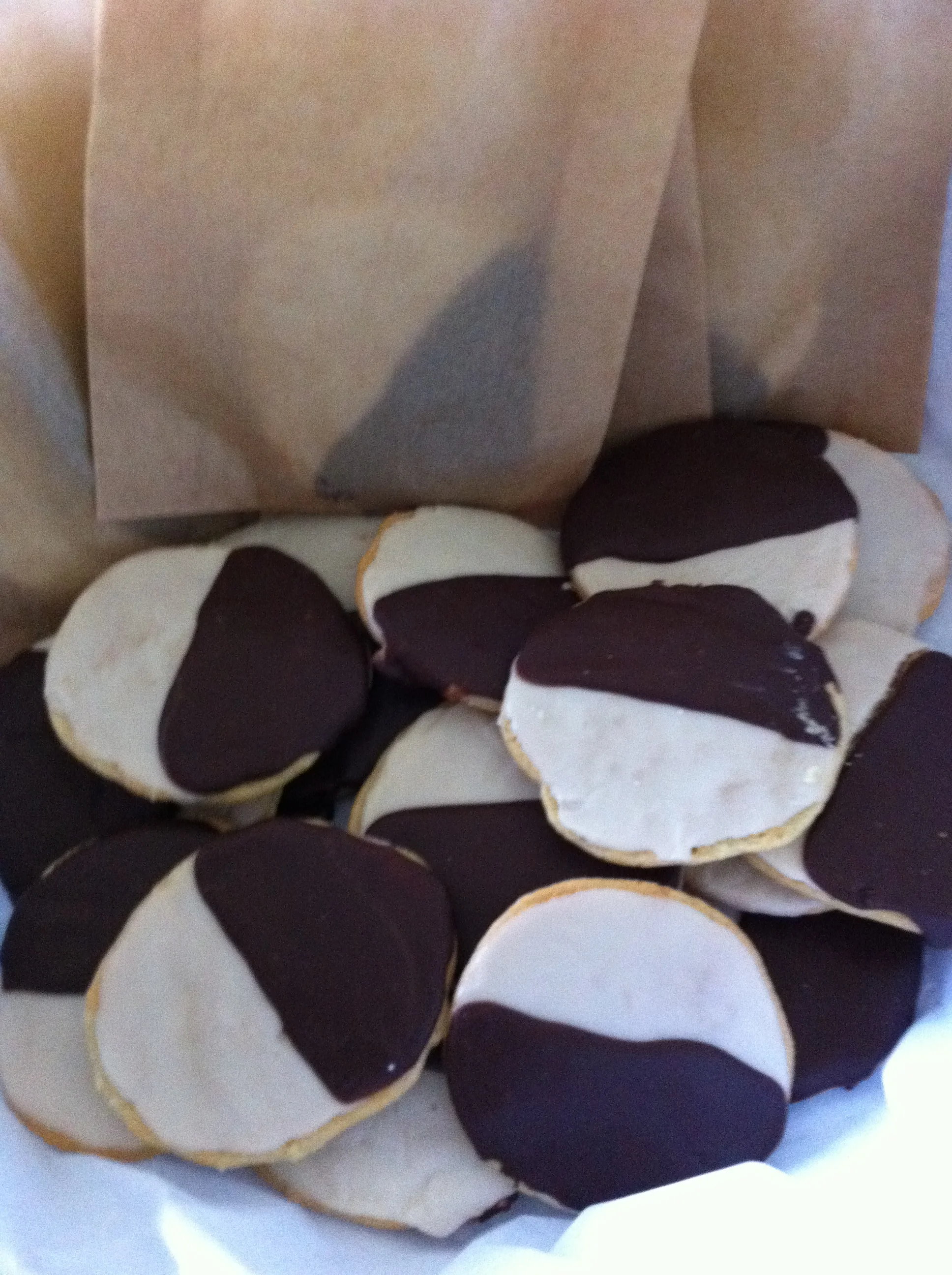Vegan Black and White Cookies!  By the PPK ladies...