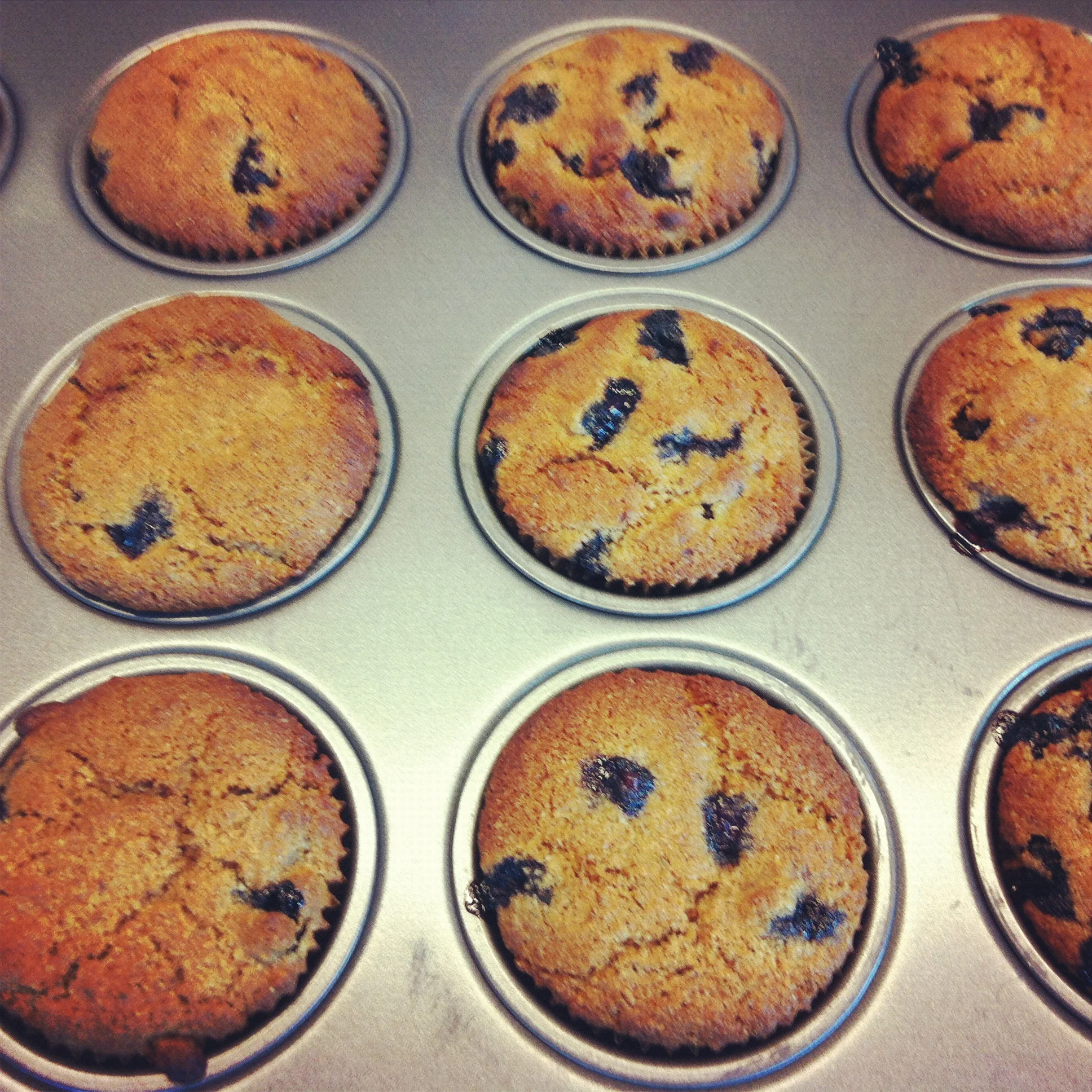 Vegan Lemon Blueberry Muffins