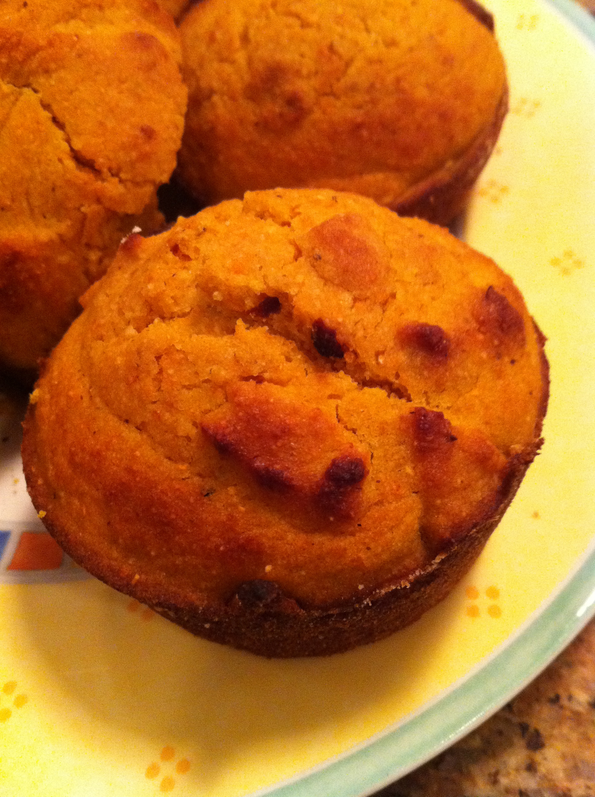 Love Life and Lollipops- Pumpkin Corn Muffins