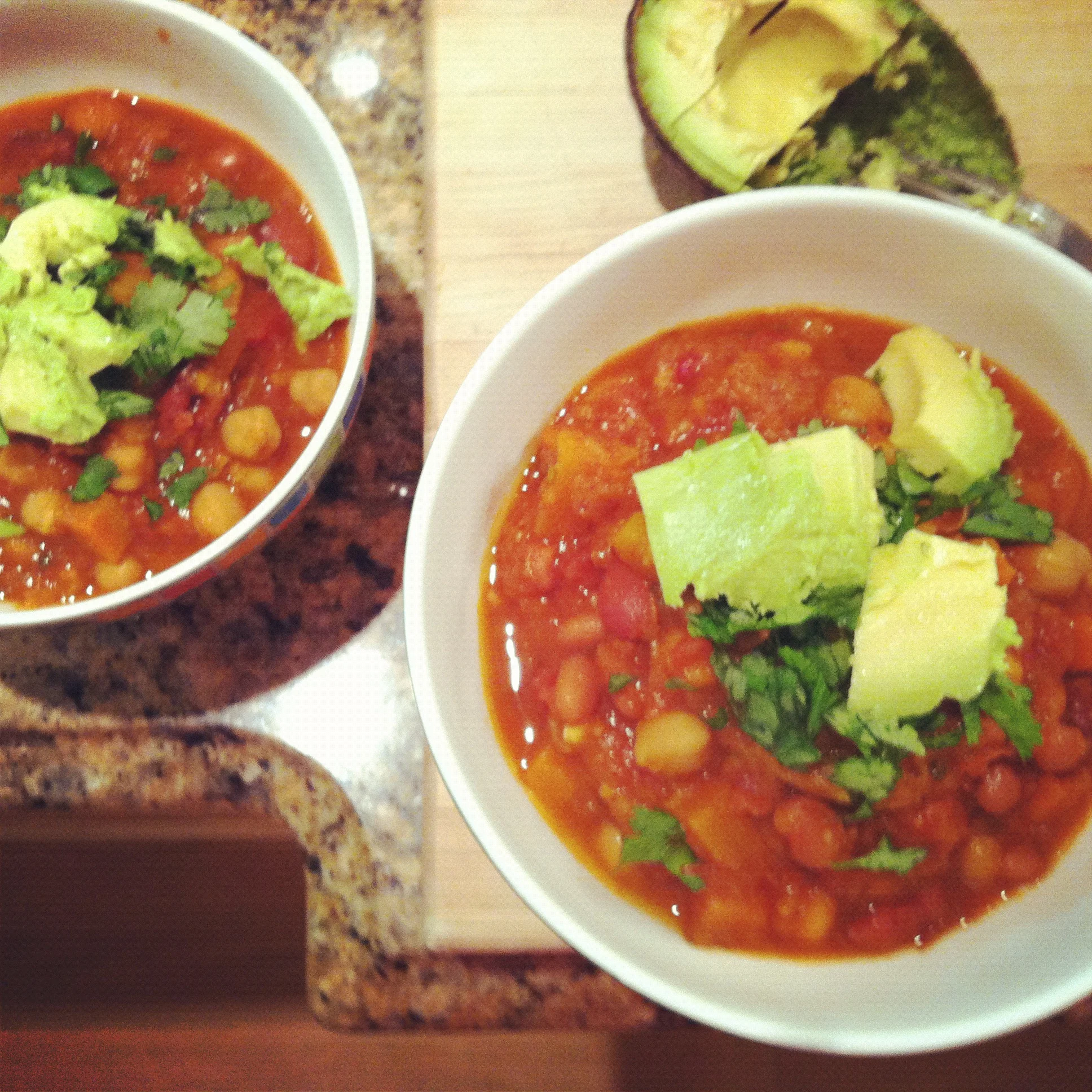 Love Life and Lollipops- Vegan Harissa Inspired Chili