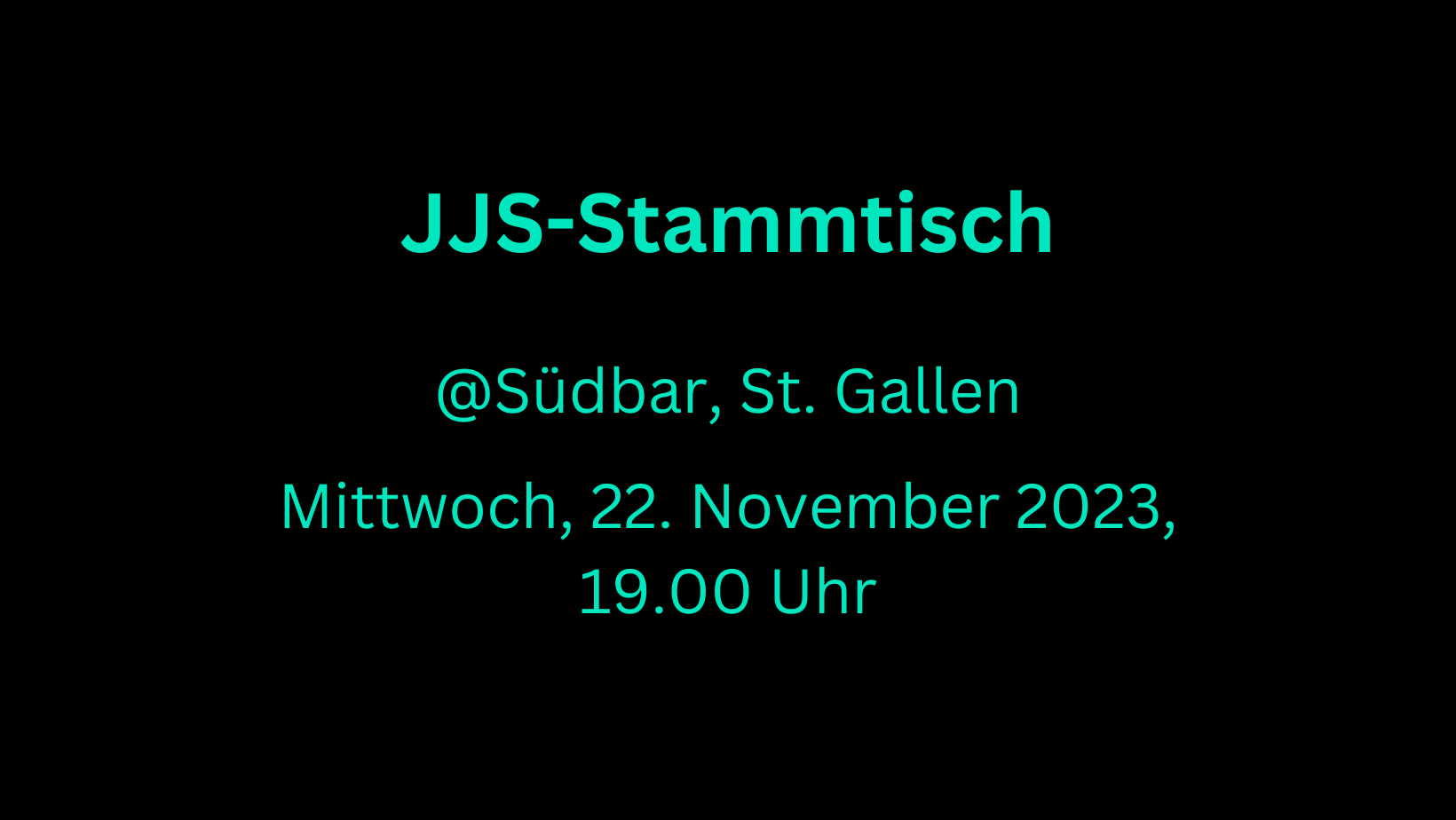 Stammtisch in St. Gallen