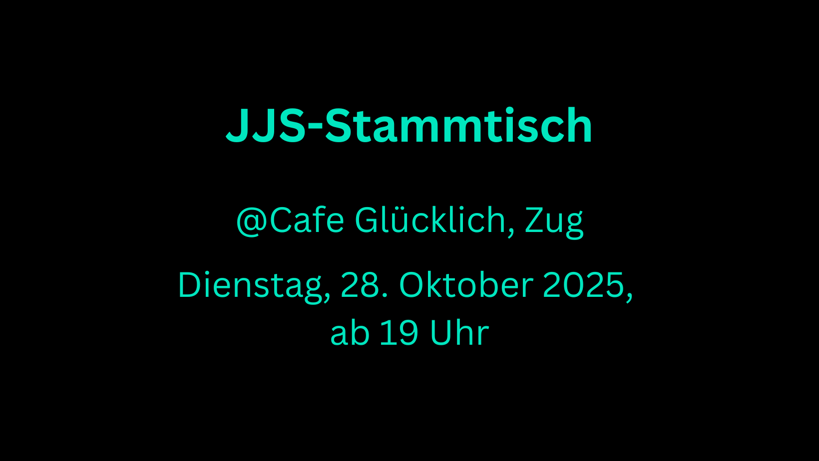 JJS-Stammtisch Zug