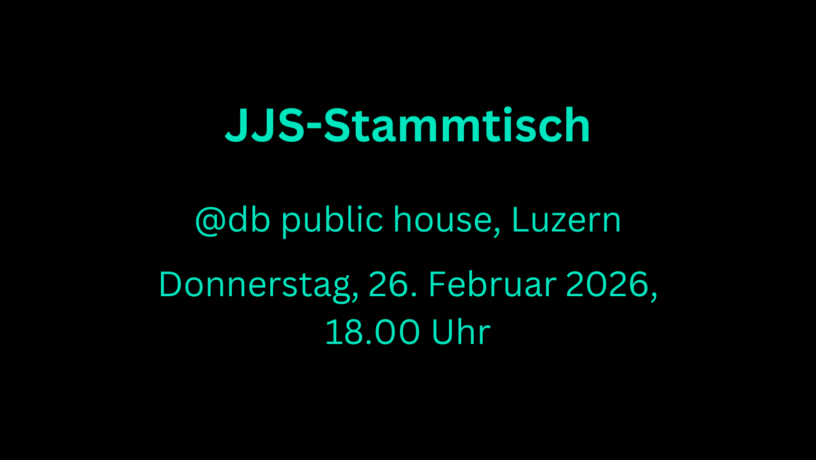 JJS-Stammtisch Luzern