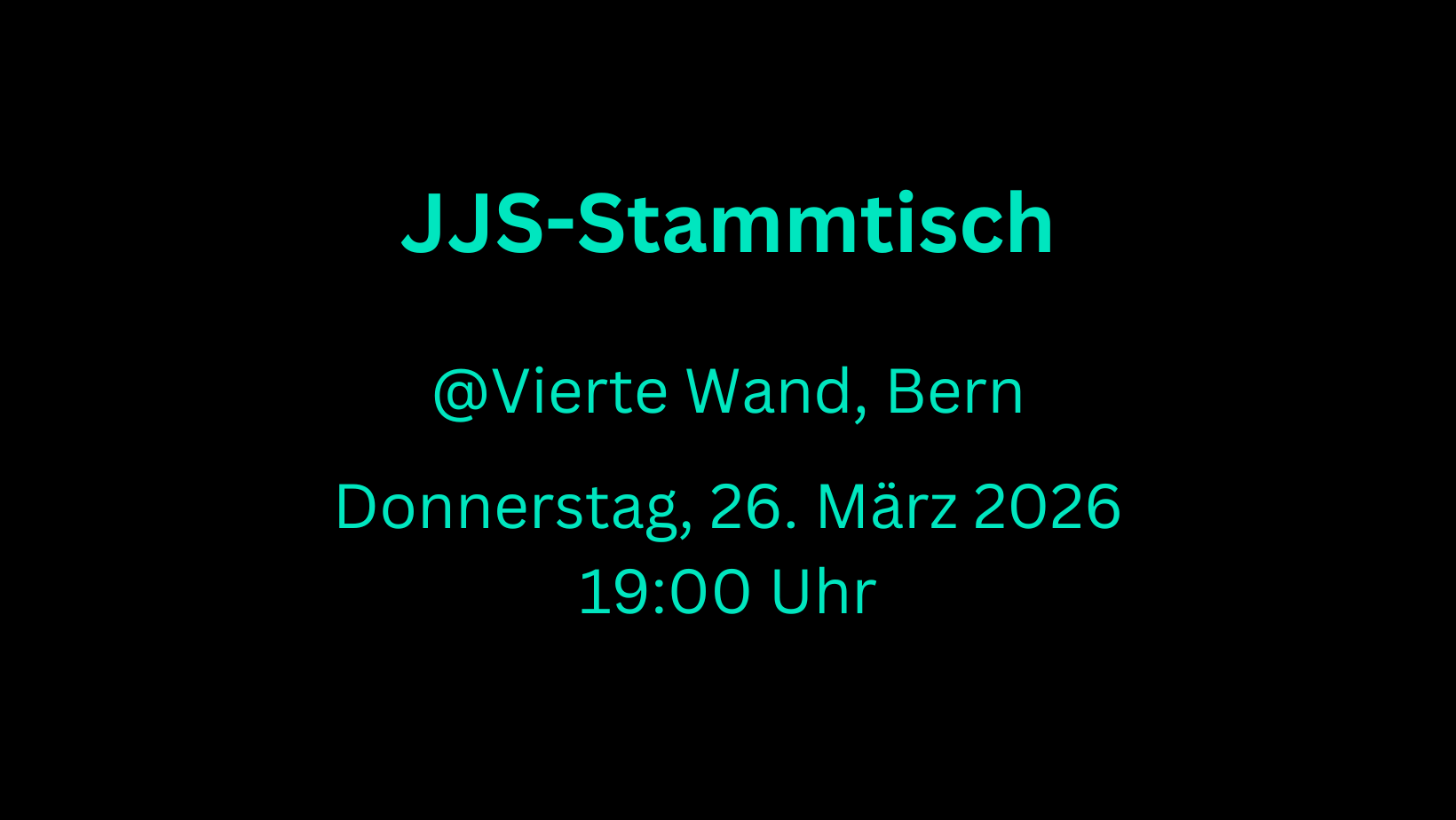 JJS-Stammtisch Bern