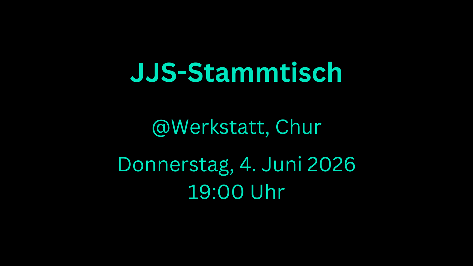 JJS-Stammtisch Chur