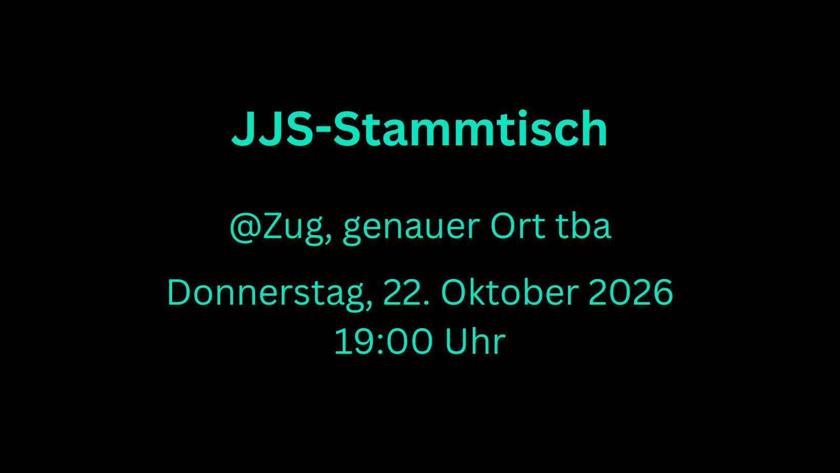 Stammtisch in Zug