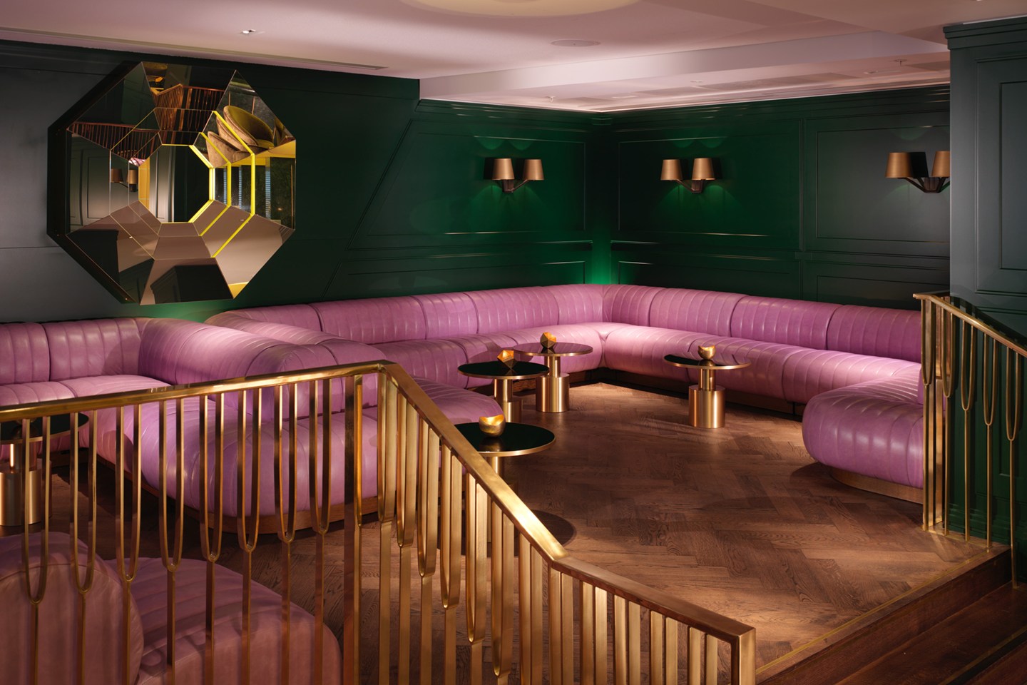 The Dandelyon bar at the Mondrian Hotel in London, designed by Tom Dixon