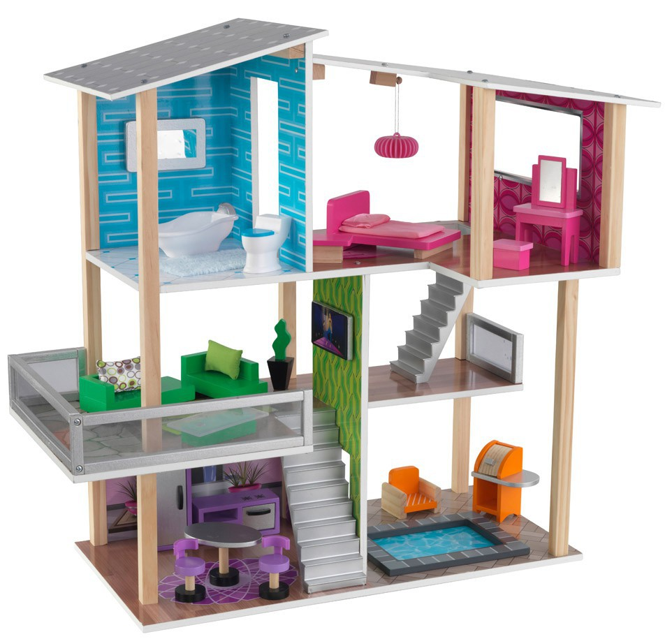 Modern Living Dollhouse by Kidscraft