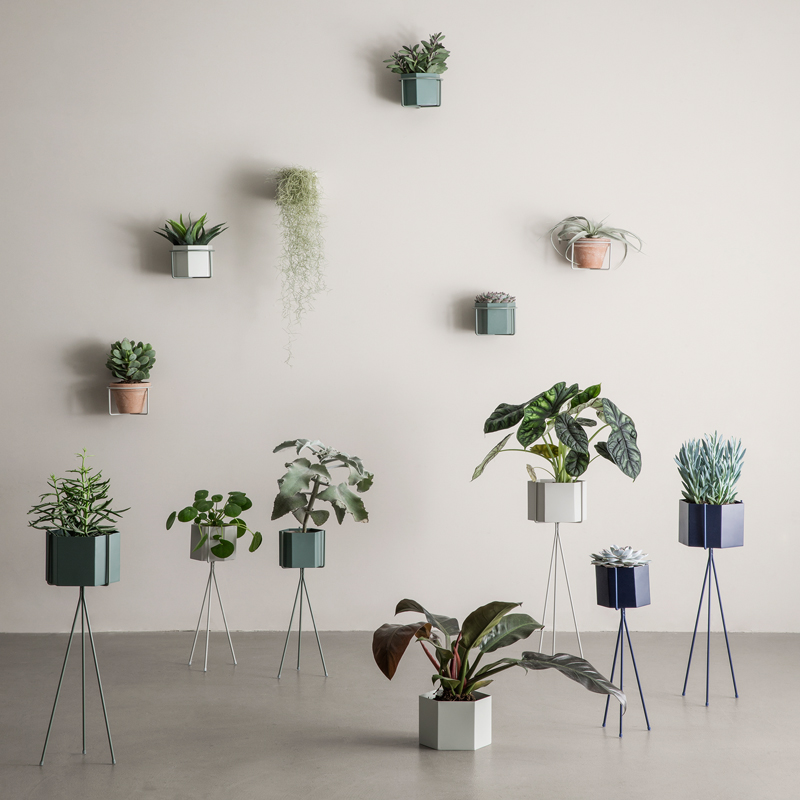These iron plant stands from Ferm Living will brighten up any space. Available from Nook Concept