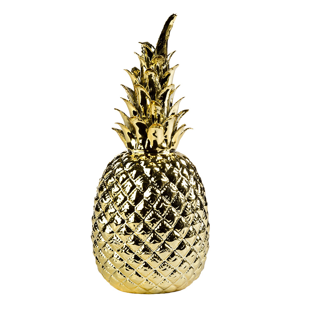 Our favourite item in our London pad, or possibly in the world, Pols Potten's golden pineapple is available for Dubai delivery online from Amara. 