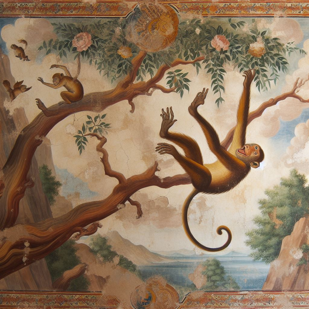 Monkey-ing around.