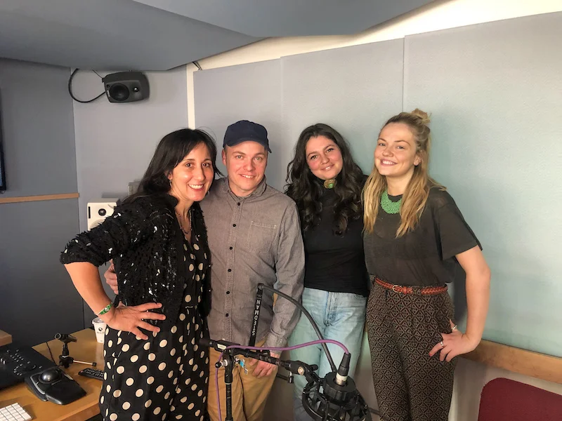 Liza Roeckl, Matthias Roeckl (producer), Maria Geyman and Emily Mead (actress)