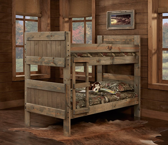 Mossy Oak Twin Bunkbed - $329