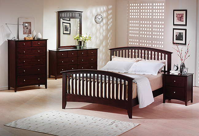 Metro Merlot Bedroom Suite - Available in Twin-King