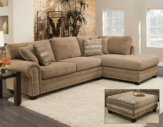 Bingo Porcini Sectional - $1026