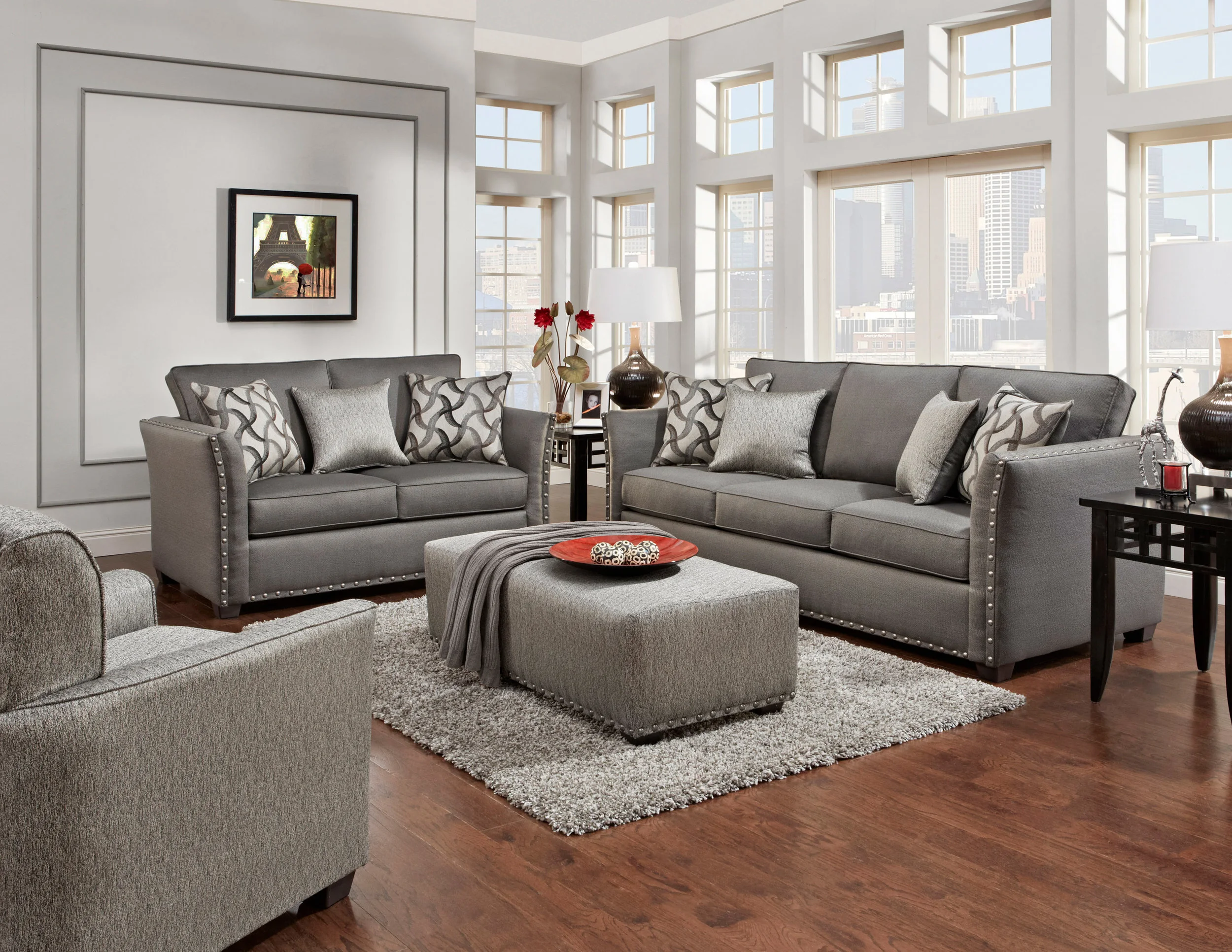 Technique Charcoal Sofa $479 Loveseat $459