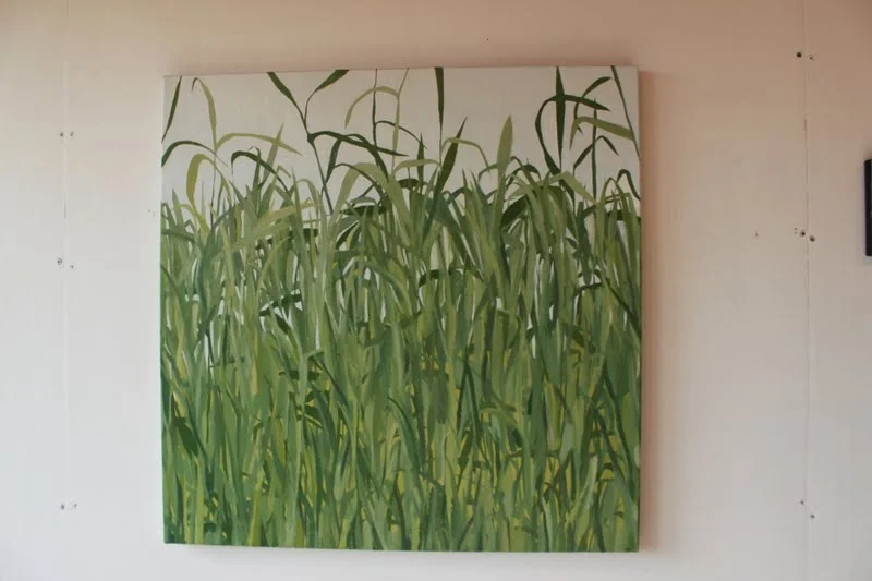 Painting by Erica Hauser .