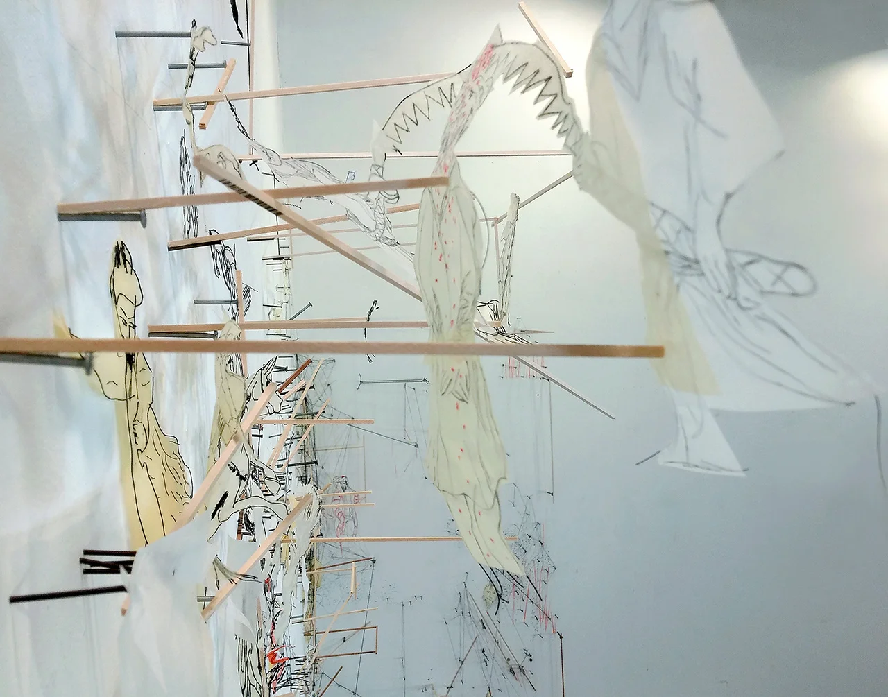 Detail of "The Journey", 2015.