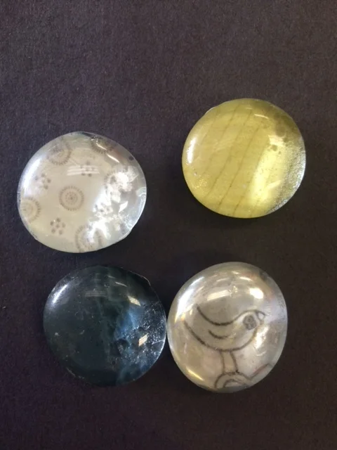 Students will make four magnets and a collage on canvas at the March 24 class.