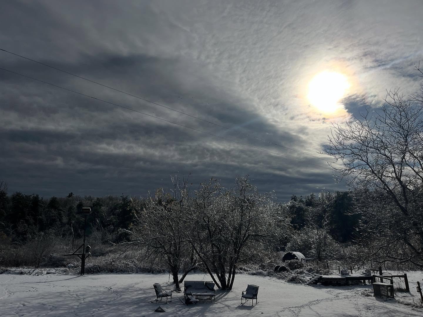 Sure is pretty out there.

Seasonal freezes help to regulate pest populations, manage water resources, and provide essential insulation for soil. Ice cover also helps lakes and other water bodies sequester carbon from the atmosphere.

After a pretty 