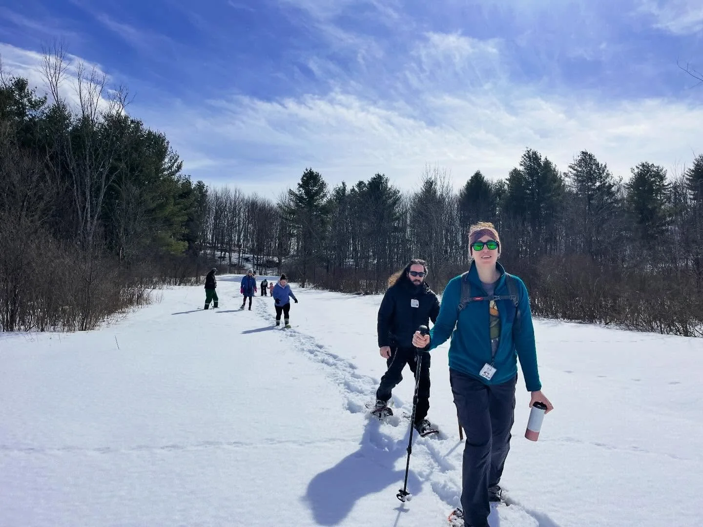 WHAT A DAY!! Gorgeous snowshoe hike, great company, and excellent craft beer tasting that showcased New York breweries. Could feel spring in the air!