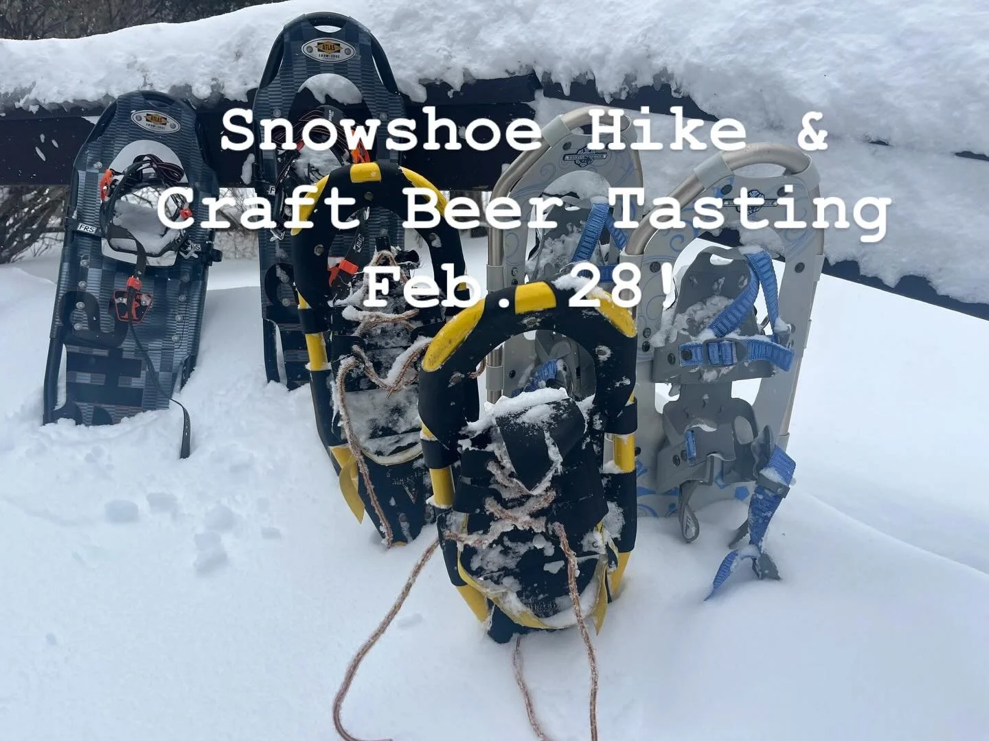 Join us from 11 a.m.-2 p.m. Saturday, Feb. 28 for a 2-mile, off-trail snowshoe hike followed by craft beer tasting. Advanced tickets are required&mdash;visit betterfarm.org/shop for more info and to book your spot!

We will traverse forest, fields, r