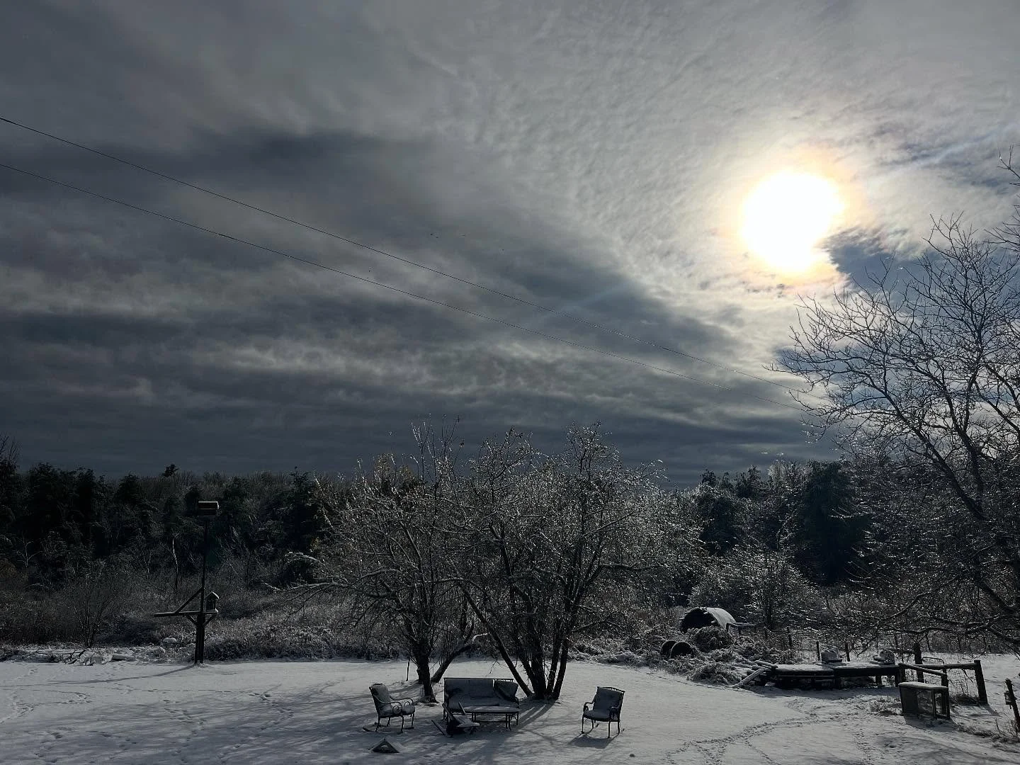 Sure is pretty out there.

Seasonal freezes help to regulate pest populations, manage water resources, and provide essential insulation for soil. Ice cover also helps lakes and other water bodies sequester carbon from the atmosphere.

After a pretty 