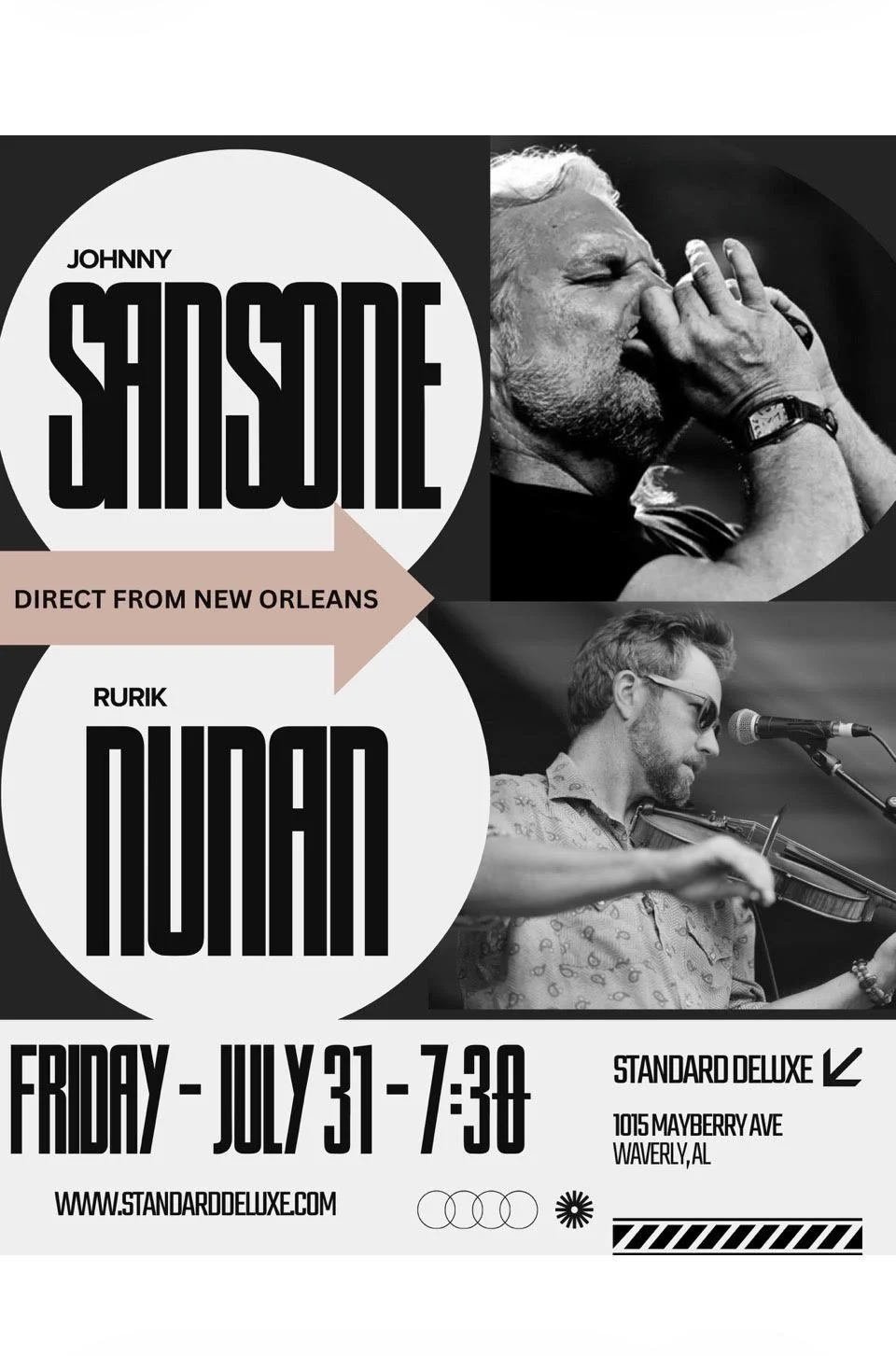 Ticket: JOHNNY SANSONE / RURIK NUNAN / Little House / JULY 31