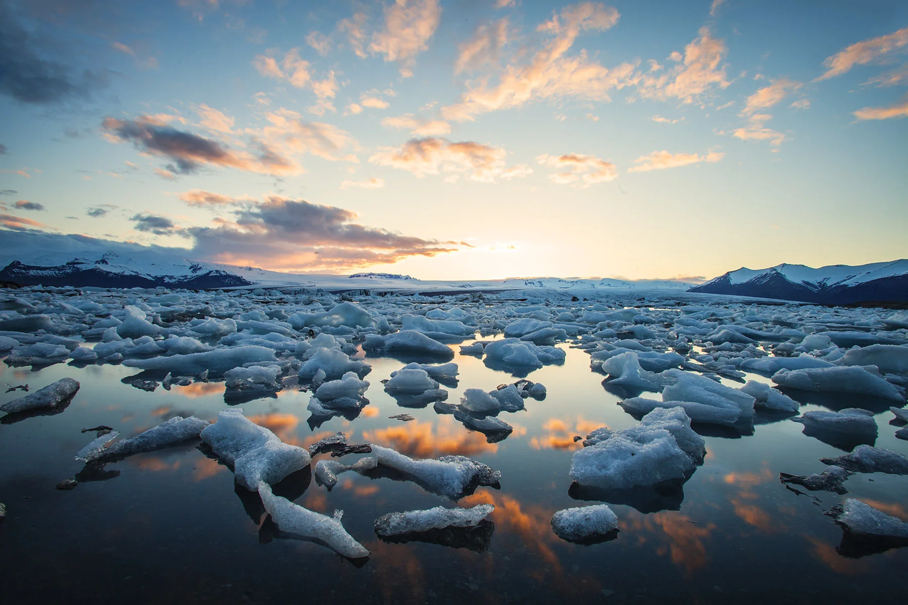 Glacier Sunset